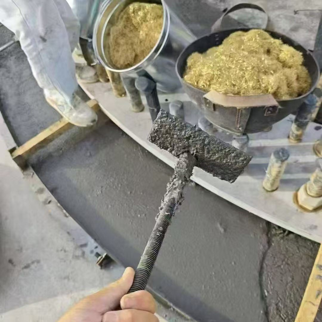 泊头C120钢纤维高强无收灌浆料 轧机压缩机汽轮机发电机锻压设备底座灌浆材料